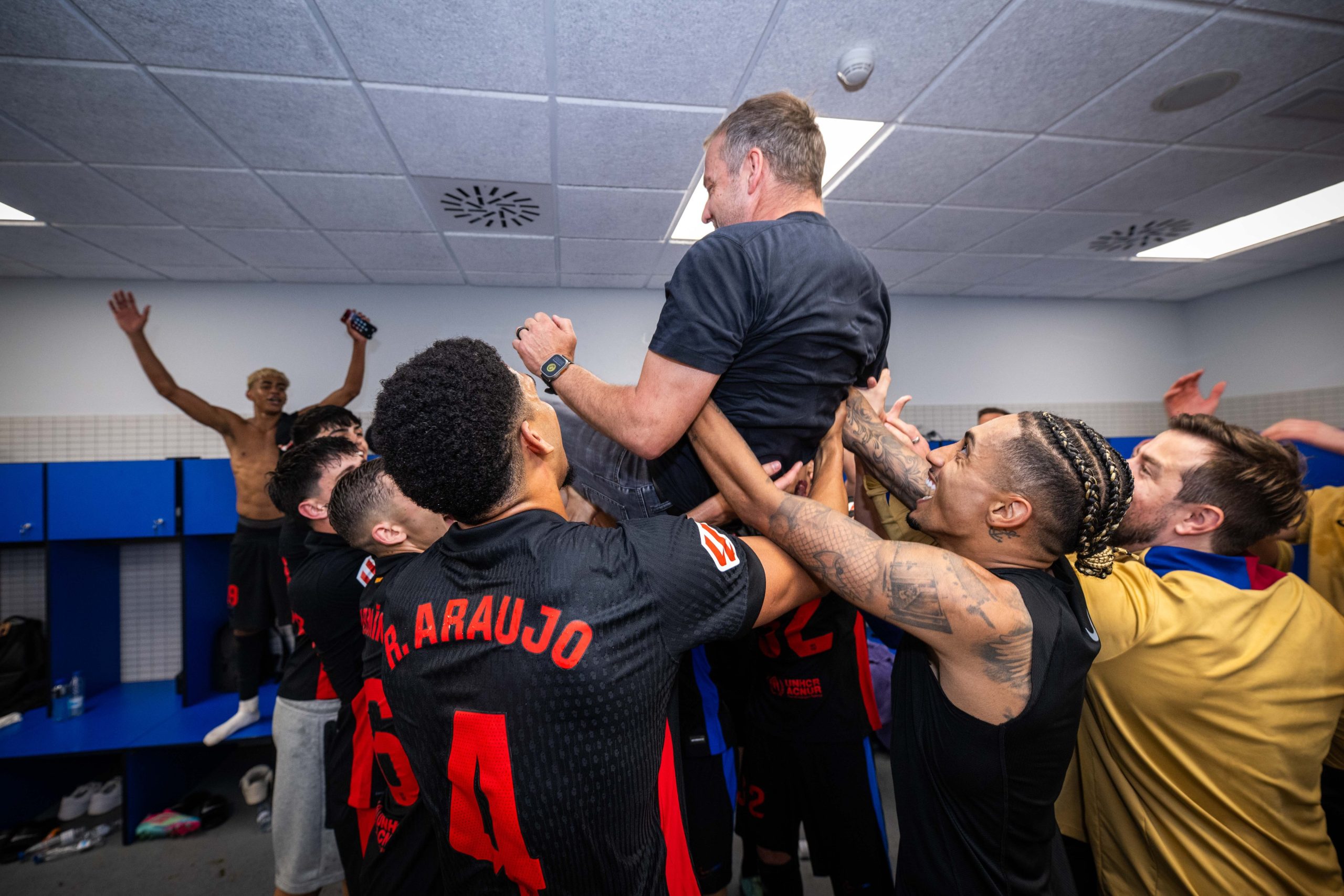 Flick has enjoyed success in his first year at Barcelona.