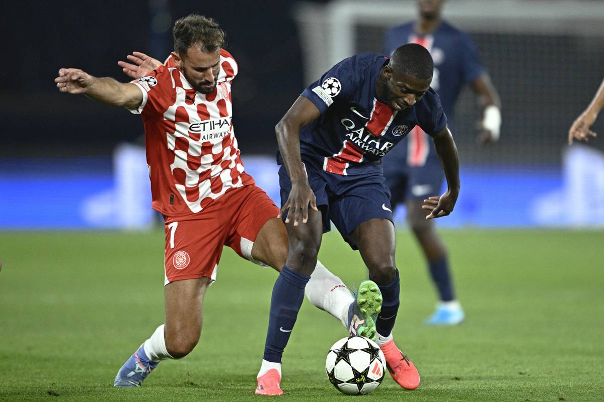 Stuani tackles Dembele